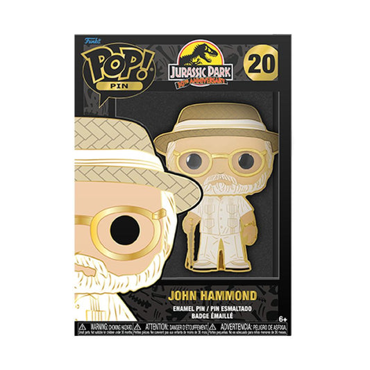 Jurassic Park - John Hammond 4" Enamel Pop! Pin #20