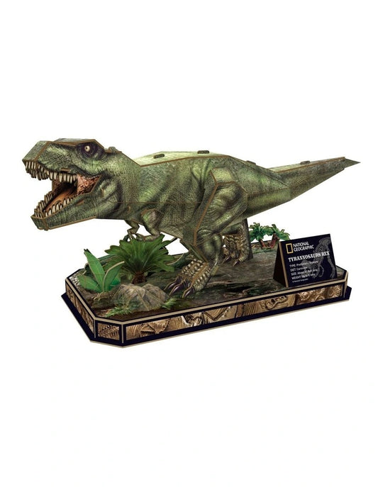 National Geographic Puzzle 3D Tyrannosaurus Rex Model Kit