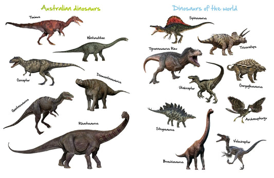 Australian Geographic Dinosaur Sticker Book