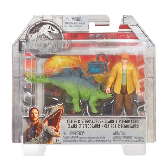 (Rare) 2018 Jurassic World™ Set Claire and Stegosaurus (without new label)