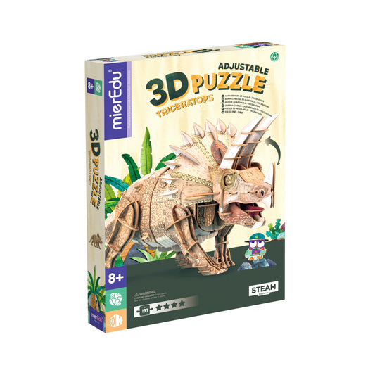 ECO 3D Puzzle - Triceratops