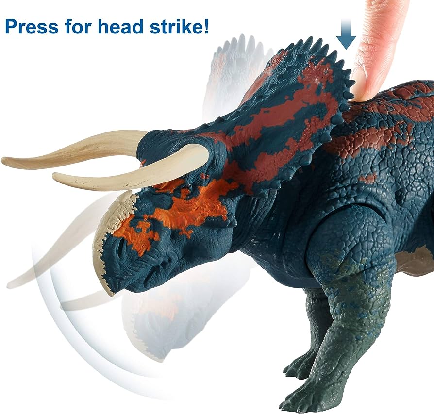 Retired line - Jurassic World™ Dual Attack Nasutoceratops Battle at Big Rock (Rare)