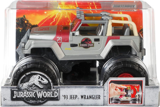 Matchbox Jurassic World 1:24 Diecast Truck '93 Jeep Wrangler