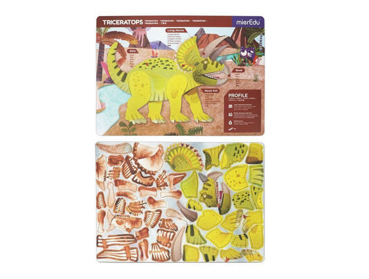 Magnetic Pad - Triceratops Puzzle