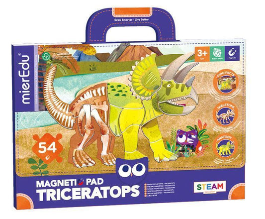 Magnetic Pad - Triceratops Puzzle