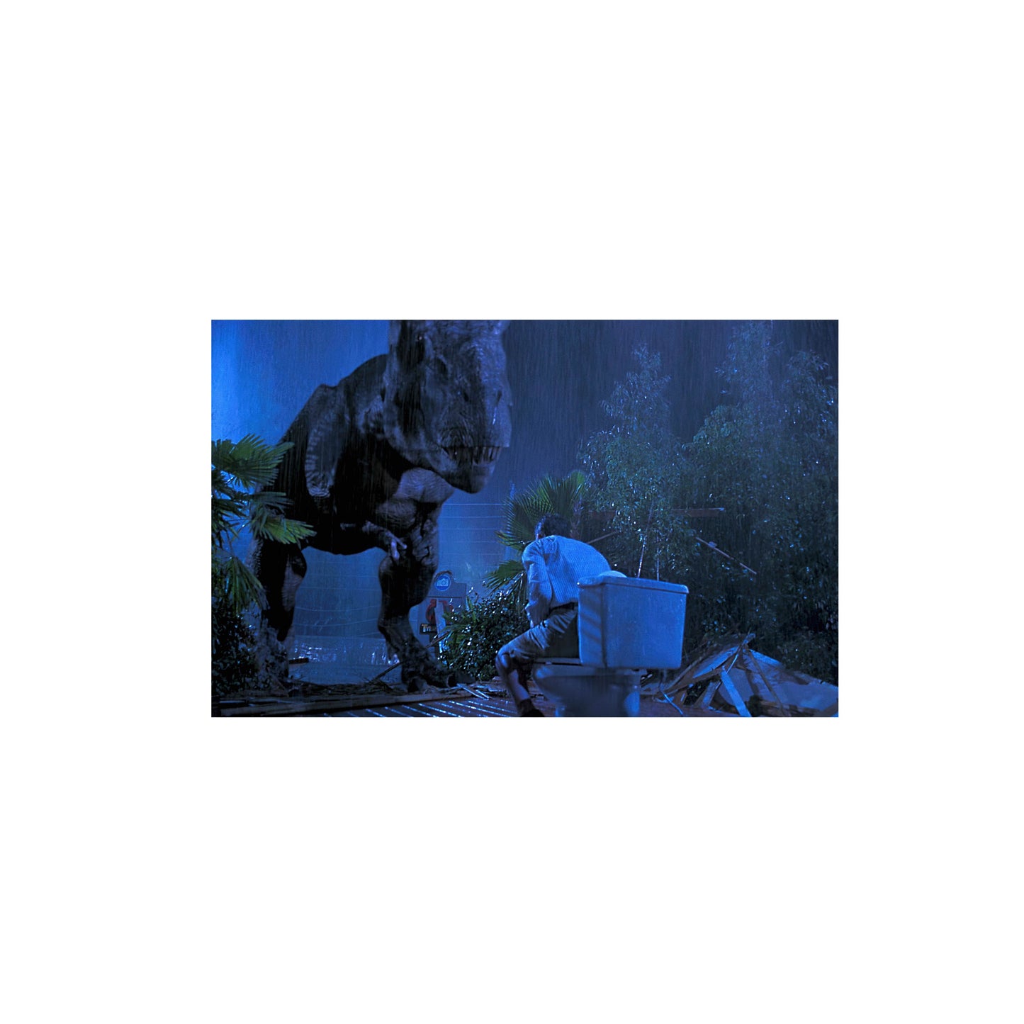 Jurassic Park Toilet Scene Print