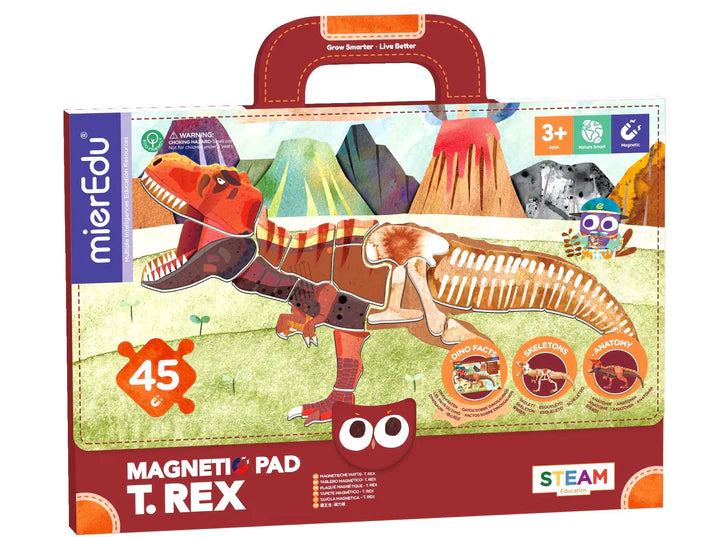 Magnetic pad - T-Rex Puzzle