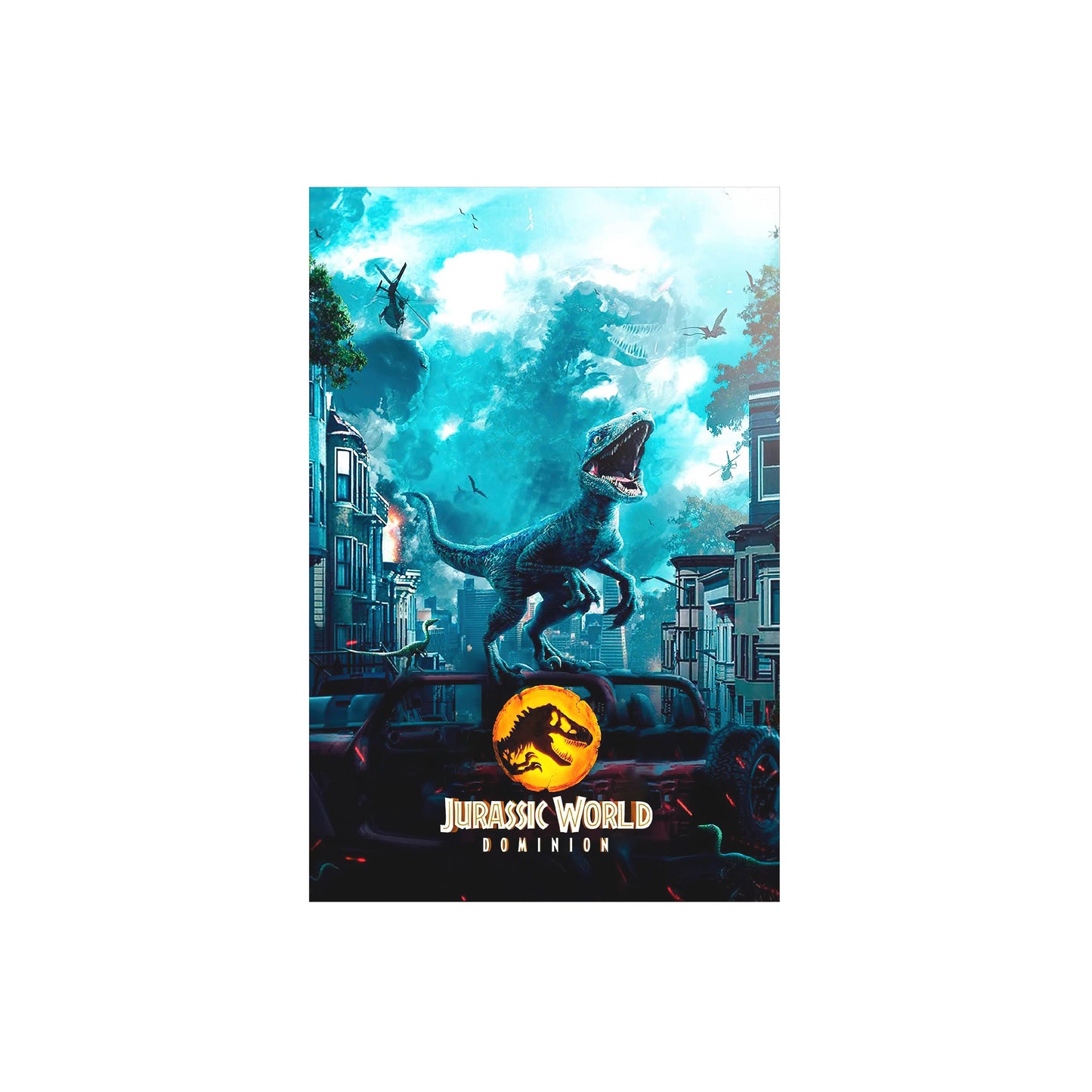 Jurassic World Dominion Blue's Wrath Print