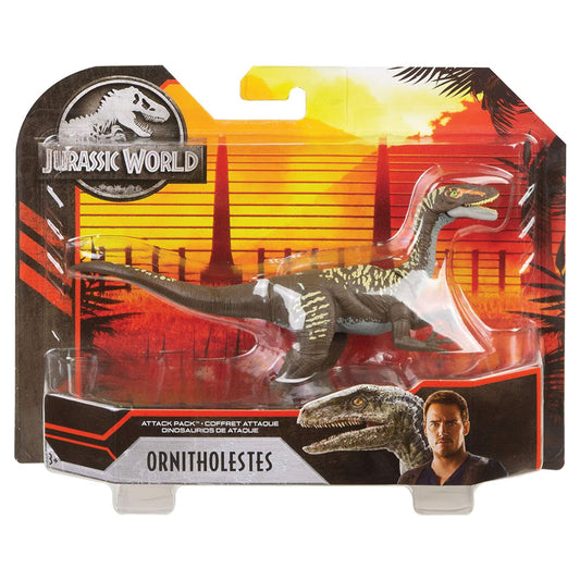 Retired line - Jurassic World™ Attack Pack Ornitholestes (Wave 3) (Box Damage)