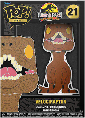 Jurassic Park - Raptor 4" Enamel Pop! Pin #21