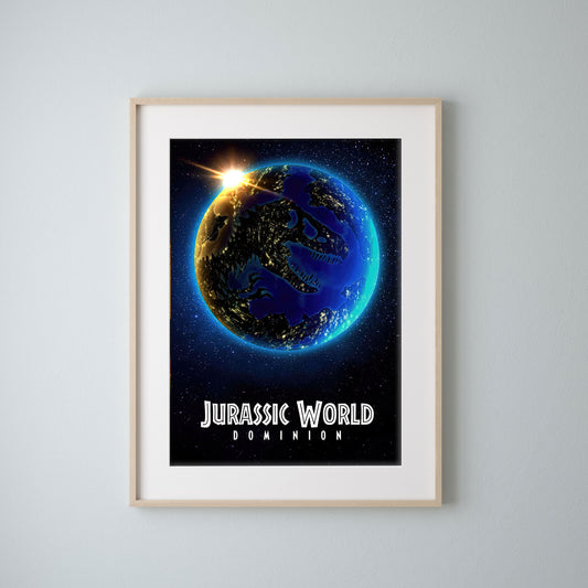 Jurassic World Dominion Earth Print