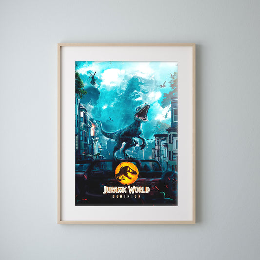Jurassic World Dominion Blue's Wrath Print
