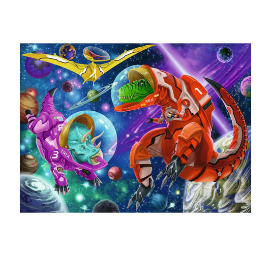 Ravensburger Space Dinosaurs Puzzle 200pc