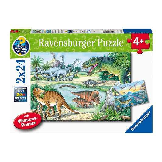 Ravensburger Dinosaurs of Land and Sea 24pc (2 Pack)