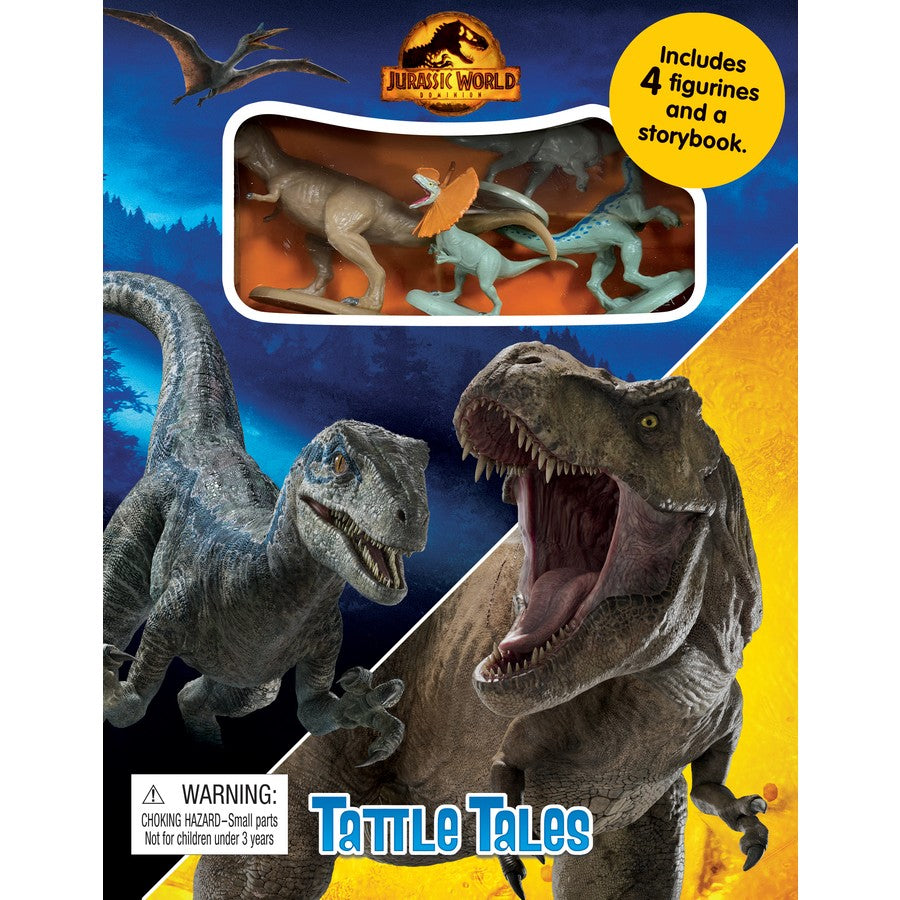 Jurassic World Dominion Tattle Tales Book and Figurine