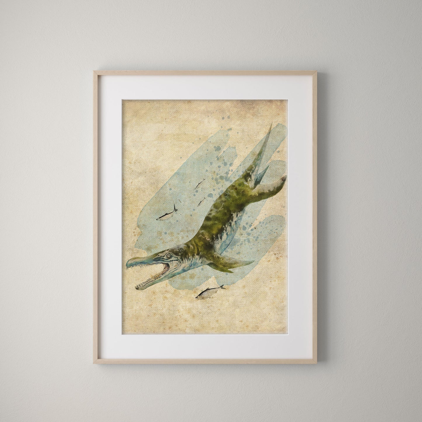 Vintage Kronosaurus Print