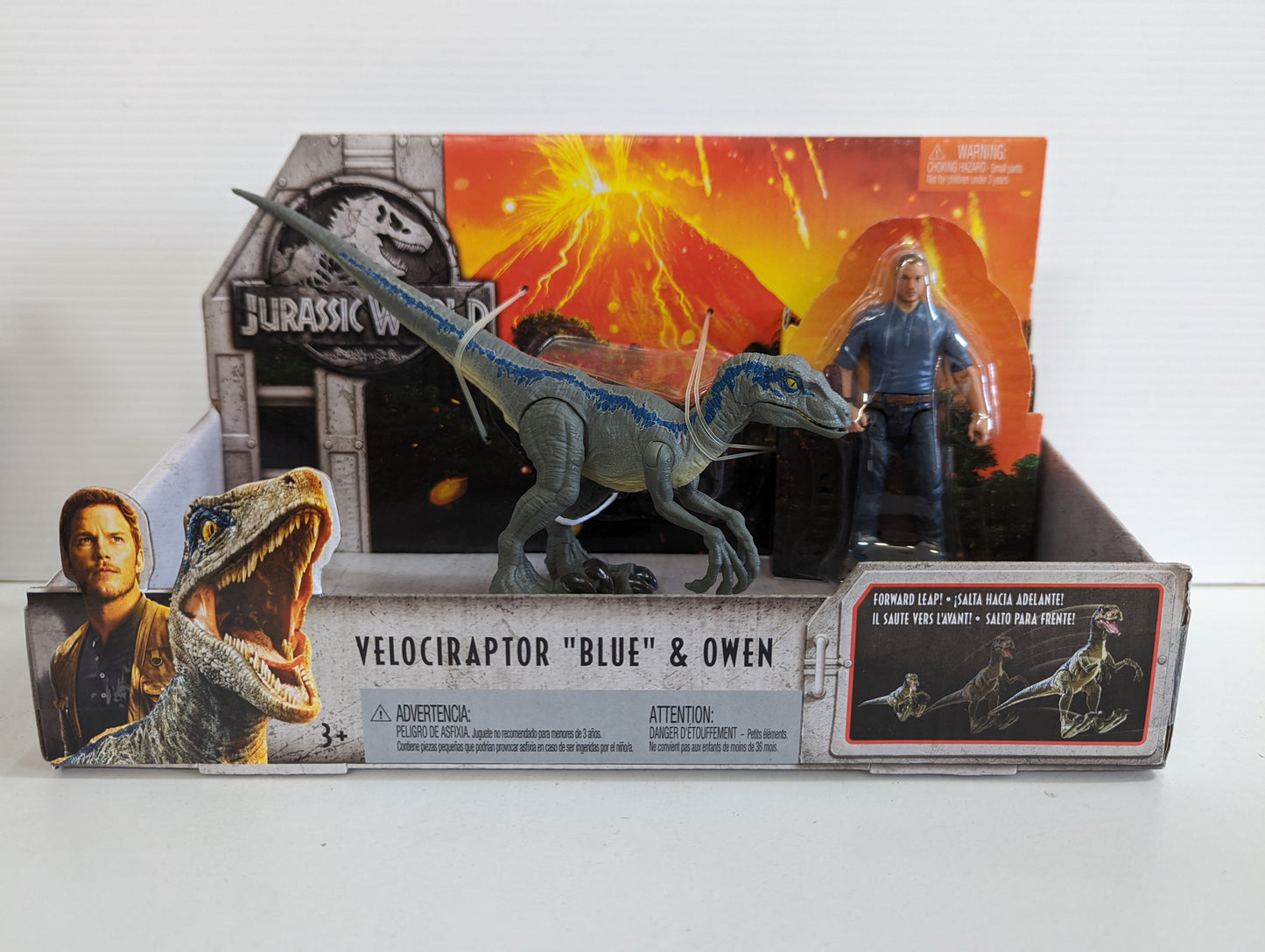 Jurassic World Set Velociraptor "Blue" & Owen