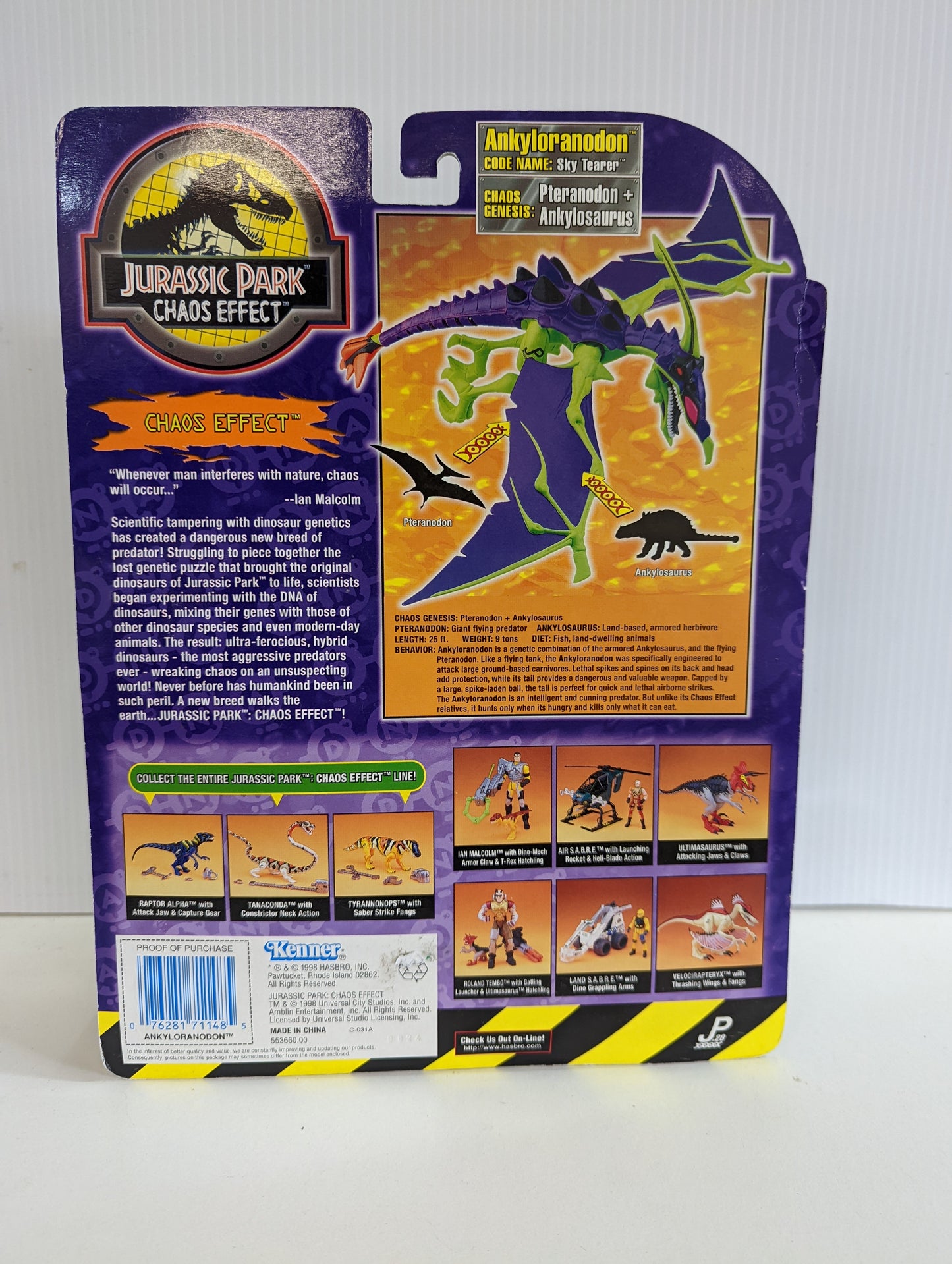 Jurassic Park Chaos effect - Ankyloranodon 1997