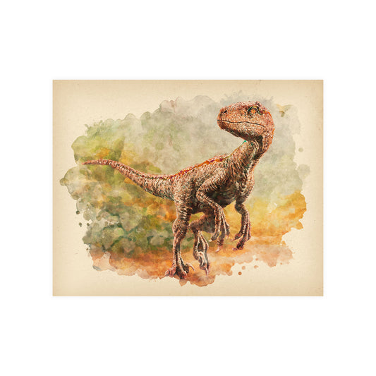 Watercolour Raptor Print