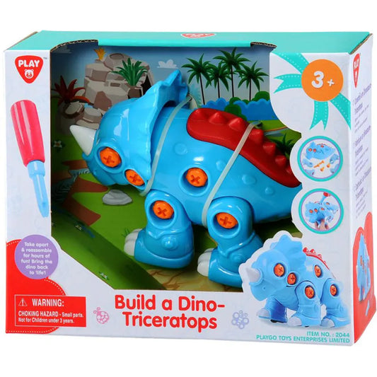 Playgo - Build a Dino - Triceratops