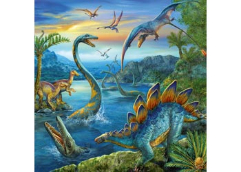 Ravensburger Dinosaur Fascination Puzzle 3x 49pc