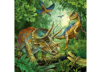 Ravensburger Dinosaur Fascination Puzzle 3x 49pc