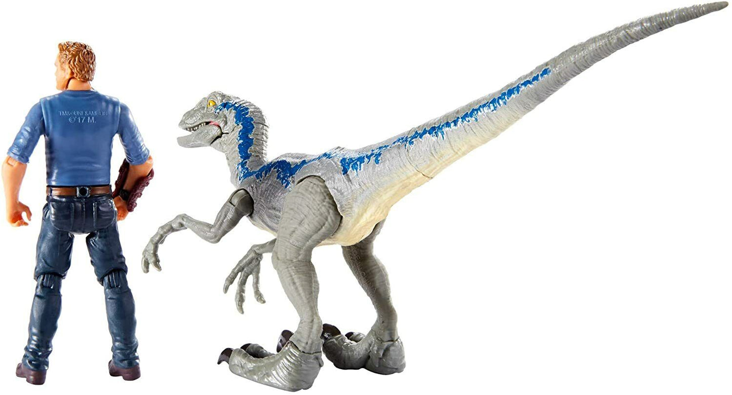 Jurassic World Set Velociraptor "Blue" & Owen