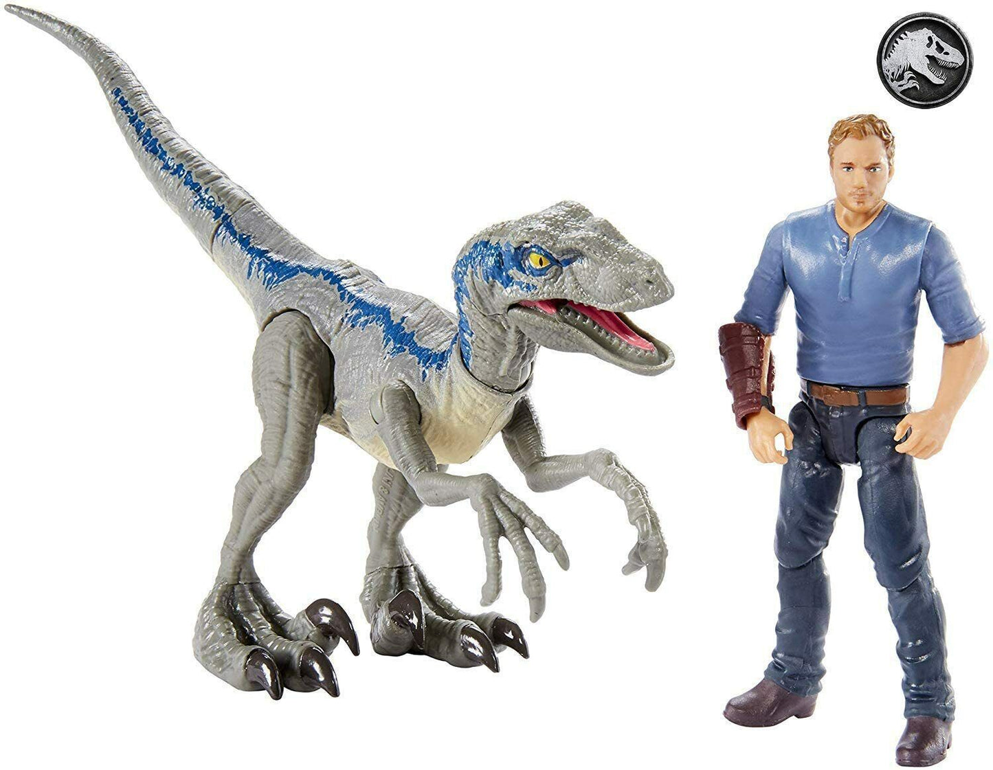 Jurassic World Set Velociraptor "Blue" & Owen