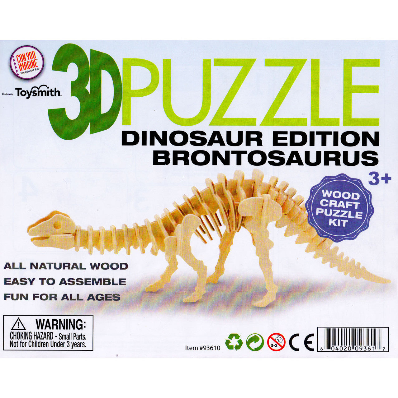 Toysmith 3D Puzzle  Dinosaur edition - Assorted