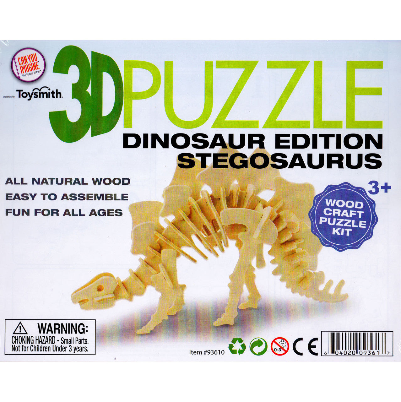 Toysmith 3D Puzzle  Dinosaur edition - Assorted